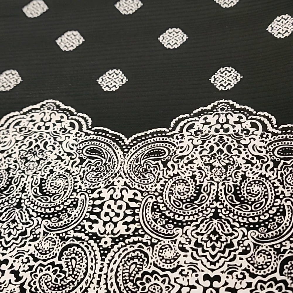 Wearabouts Dot Graphics V-Neck Tunic Top Black White Large - Picture 9 of 11